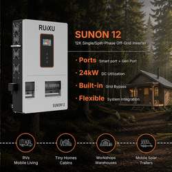 RUiXU Single/Split-Phase Off-Grid Inverter | SUNON12 | 12kW | UL1741