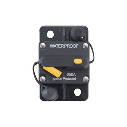 RICH SOLAR Single Pole Waterproof Circuit Breaker | Waterproof Thermal Type Breaker | Choose Amp: 40A, 60A, 80A, 100A, 120A, 150A, 150A, 200A, 250A Circuit Breakers RICH SOLAR 250A