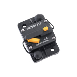RICH SOLAR Single Pole Waterproof Circuit Breaker | Waterproof Thermal Type Breaker | Choose Amp: 40A, 60A, 80A, 100A, 120A, 150A, 150A, 200A, 250A Circuit Breakers RICH SOLAR