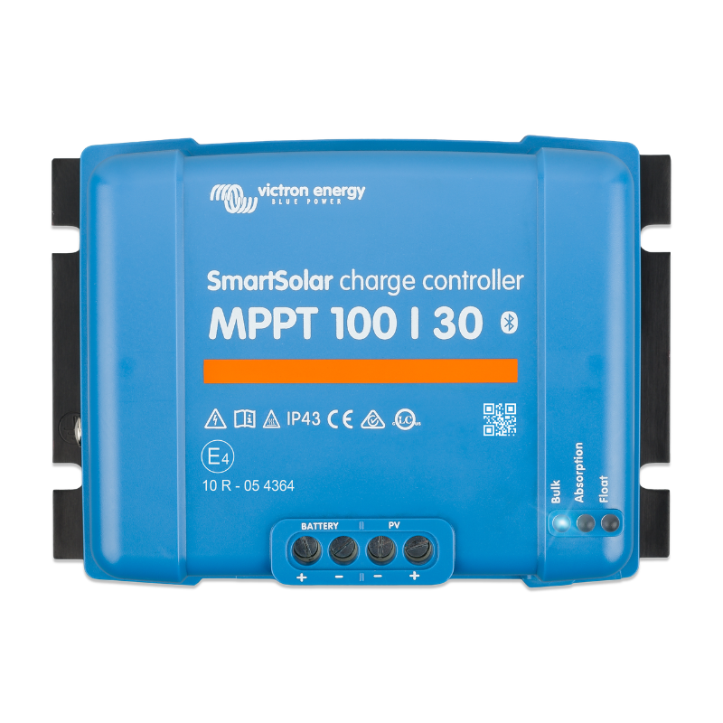 Victron Energy 30 Amp MPPT 12/24 VDC 100 VOC (Smart Solar), Solar Charge Controller