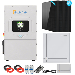 Sol-Ark 12K Complete Hybrid Solar Kit | 7kW Solar | 16kWh Wall Mount Batteries