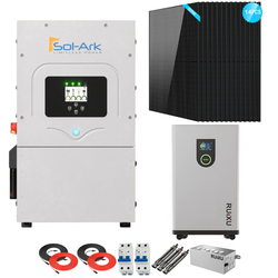 Sol-Ark 12K Complete Hybrid Solar Kit | 7kW Solar | 16kWh Wall Mount Batteries
