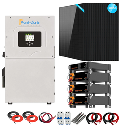 Sol-Ark 15K Complete Hybrid Solar Kit | 10kW Solar | 20.48kWh Server Rack Batteries