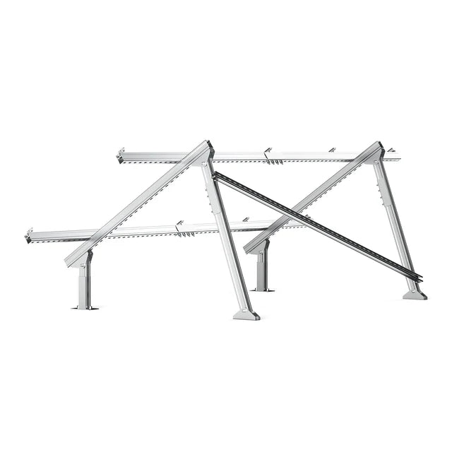 RICH SOLAR Solar Ground Mount | Fit MEGA 100/100 SLIM/MEGA 150 | Adjustable, Easy-to-Install Brackets for 1-4 Panels