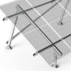 RICH SOLAR Solar Ground Mount | Fit MEGA 100/100 SLIM/MEGA 150 | Adjustable, Easy-to-Install Brackets for 1-4 Panels