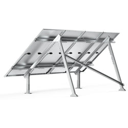RICH SOLAR Solar Ground Mount | Fit Mage 200/Mega 220/Mega 250 | Adjustable, Easy-to-Install Brackets for 1-4 Panels