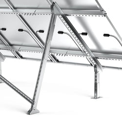 RICH SOLAR Solar Ground Mount | Fit Mage 200/Mega 220/Mega 250 | Adjustable, Easy-to-Install Brackets for 1-4 Panels