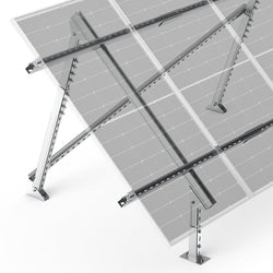 RICH SOLAR Solar Ground Mount | Fit Mage 200/Mega 220/Mega 250 | Adjustable, Easy-to-Install Brackets for 1-4 Panels