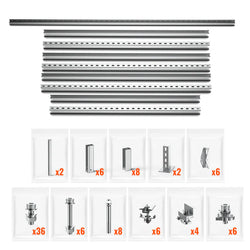 RICH SOLAR Solar Ground Mount | Fit Mage 200/Mega 220/Mega 250 | Adjustable, Easy-to-Install Brackets for 1-4 Panels