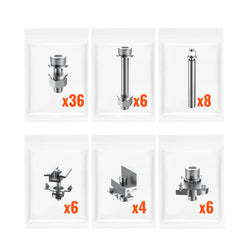 RICH SOLAR Solar Ground Mount | Fit Mage 200/Mega 220/Mega 250 | Adjustable, Easy-to-Install Brackets for 1-4 Panels