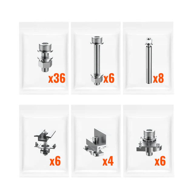 RICH SOLAR Solar Ground Mount | Fit Mage 200/Mega 220/Mega 250 | Adjustable, Easy-to-Install Brackets for 1-4 Panels