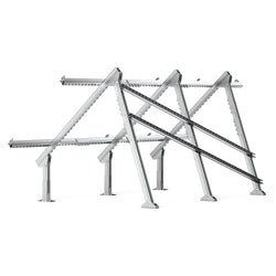 RICH SOLAR Solar Ground Mount | Fit MEGA 335 / MEGA 410 | Adjustable, Easy-to-Install Brackets for 1-4 Panels