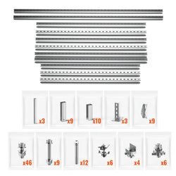 RICH SOLAR Solar Ground Mount | Fit MEGA 335 / MEGA 410 | Adjustable, Easy-to-Install Brackets for 1-4 Panels