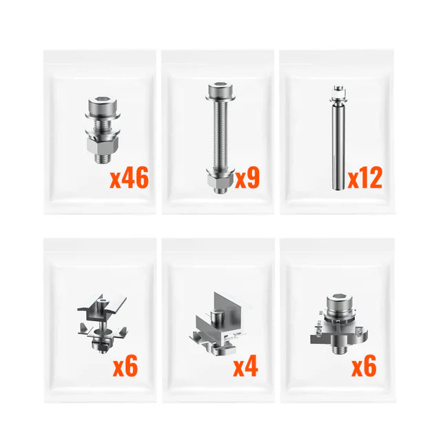 RICH SOLAR Solar Ground Mount | Fit MEGA 335 / MEGA 410 | Adjustable, Easy-to-Install Brackets for 1-4 Panels