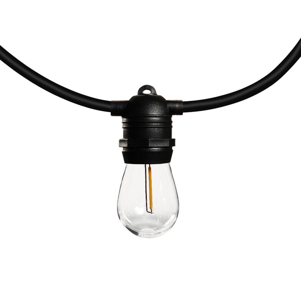 RICH SOLAR | Solar String Lights | 12 LED Solar Powered Bulbs on String Lights | Easy to Install Solar Motion Lights RICH SOLAR