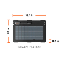 Jackery Explorer 300D Portable Power Station + SolarSaga 40W Air