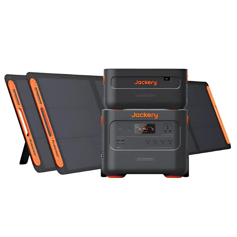 Jackery Solar Generator 2000 Plus Solar Generator Kits Jackery Solar Generator 4000 Kit (Explorer 2000 Plus +Battery Pack 2000 Plus + SolarSaga 200W x2)
