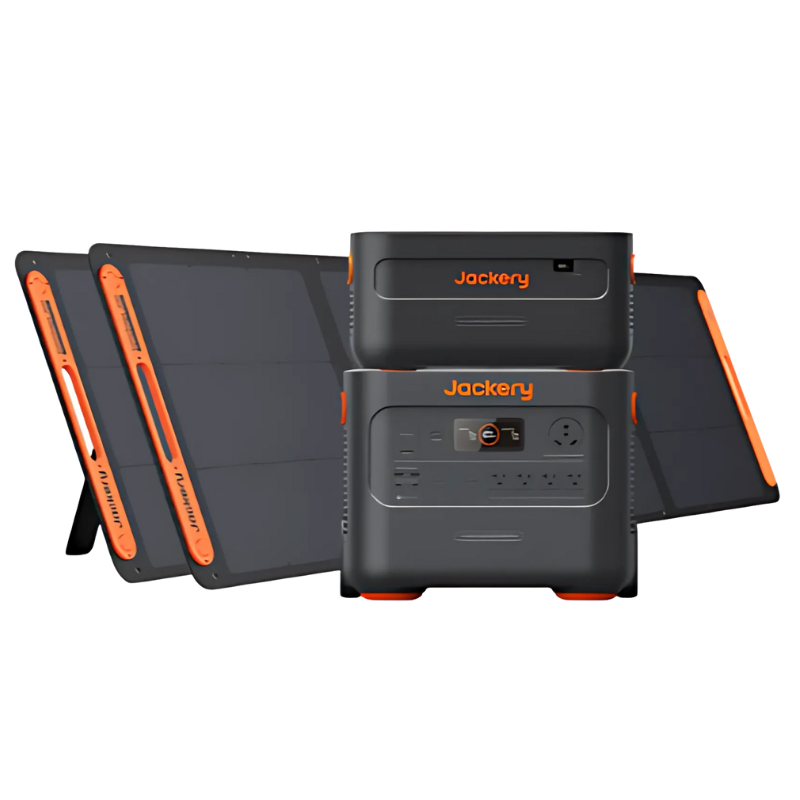 Jackery Solar Generator 2000 Plus Solar Generator Kits Jackery Solar Generator 4000 Kit (Explorer 2000 Plus +Battery Pack 2000 Plus + SolarSaga 200W x2)