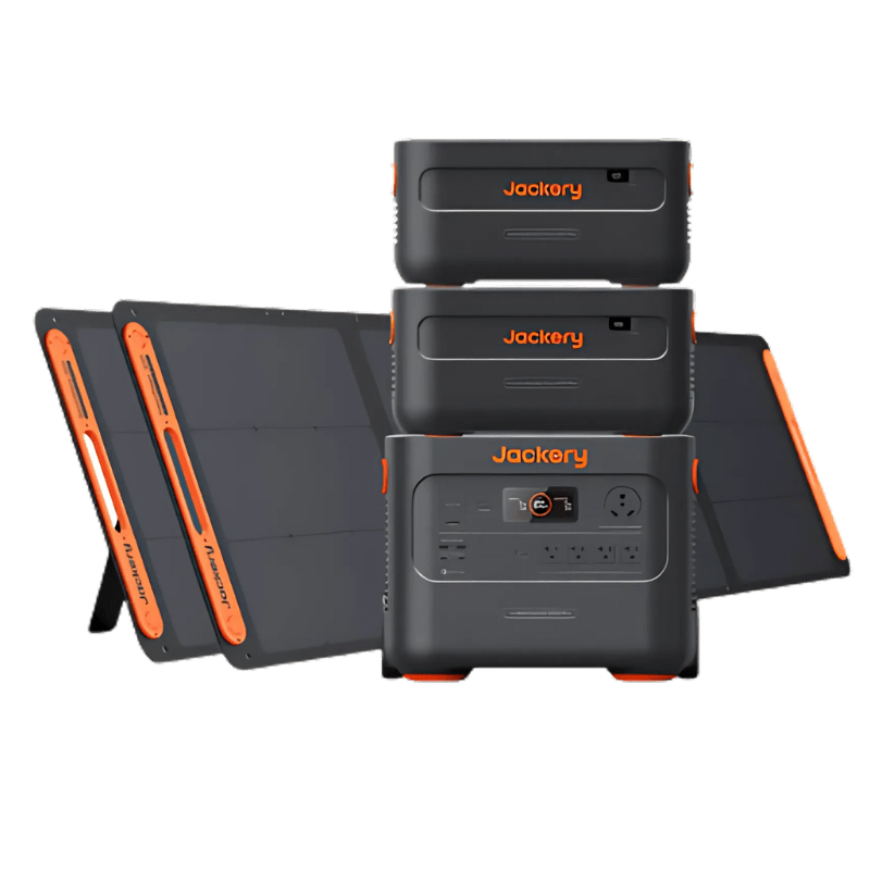 Jackery Solar Generator 2000 Plus Solar Generator Kits Jackery Solar Generator 6000 Kit (Explorer 2000 Plus +Battery Pack 2000 Plus x 2 + SolarSaga 200W x2)