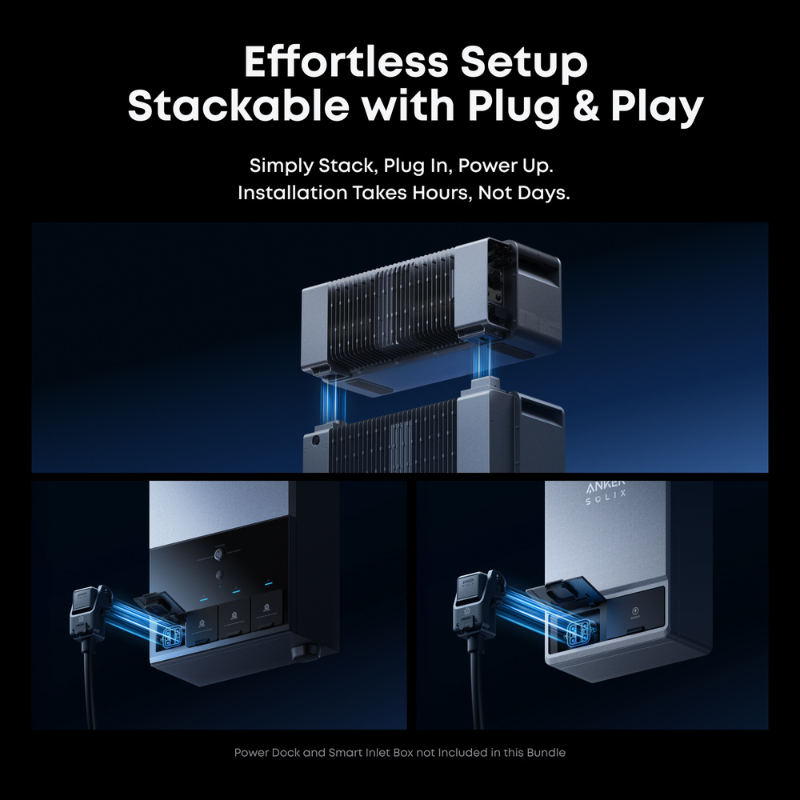 Anker SOLIX E10 | Expandable Whole-Home Backup System | Starter Kit