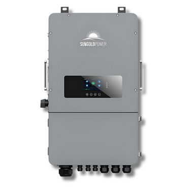 SunGold Power | UL 10kW Hybrid Inverter | 48V Split Phase, Grid Feedback, Batteryless Hybrid Inverters SunGoldPower Only Inverter