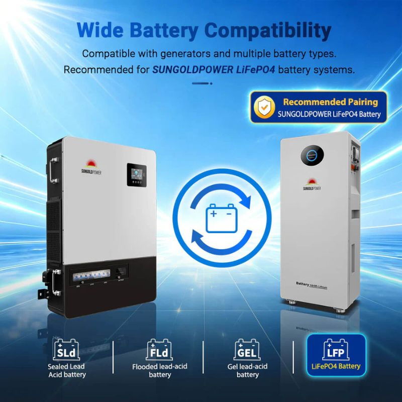 Sungold Power 18kW 48V Commercial Three-Phase All-in-One Solar Charge Inverter