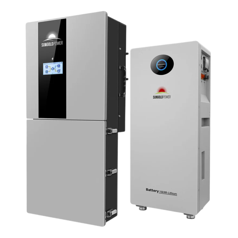Sungold Power 11.4kW 48V Split Phase Hybrid Solar Inverter + PowerMax 51.2V 314AH Outdoor Energy Storage Battery