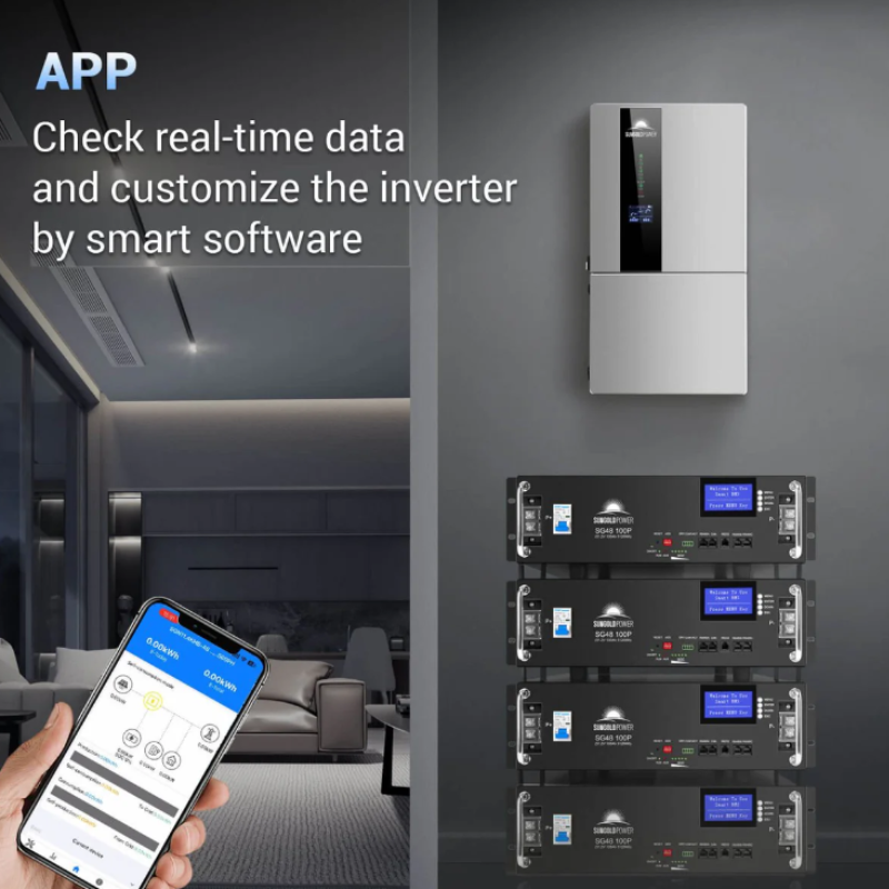 Sungold Power 7.6KW Hybrid Inverter 48V Split Phase SGN7.6K1HB-48 Hybrid Inverters SunGoldPower