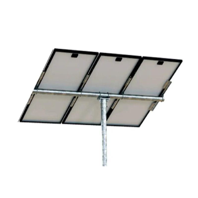 Tamarack Solar Economy Horizontal | Modules on Top of Pole Mount Racking Tamarack 3