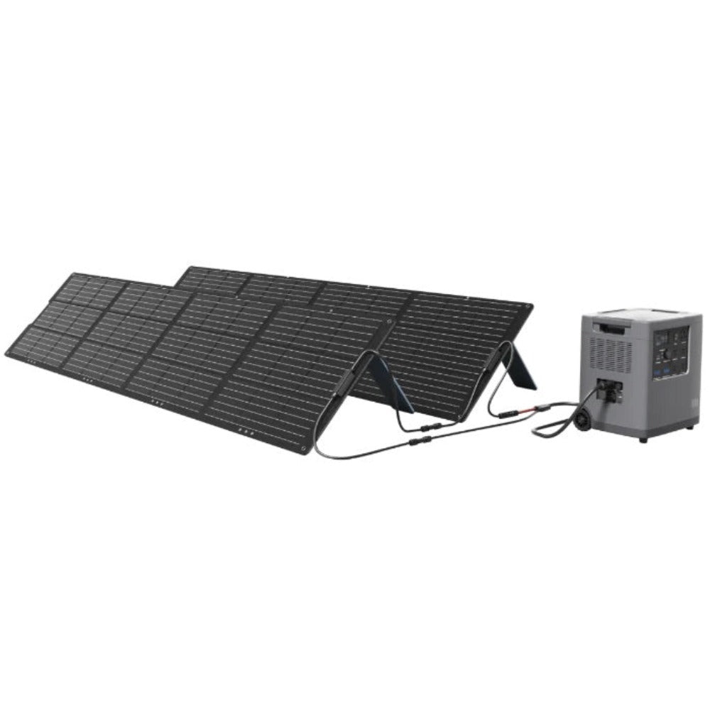 Two Mango Power Solar Panel Solar Move 200W / 36V and Power E Power Station