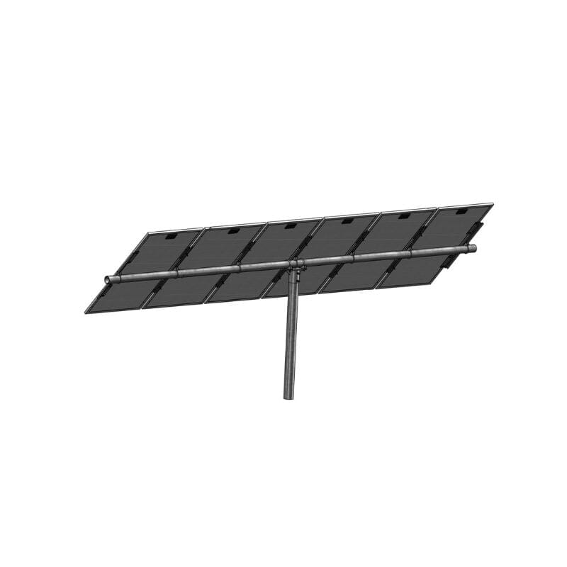 Tamarack Solar Economy Horizontal | Modules on Top of Pole Mount Racking Tamarack