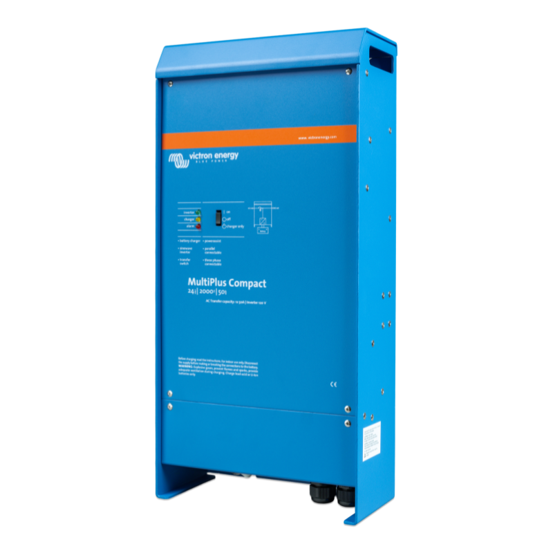 Victron Energy 2000 Watt 24 VDC - 120 VAC (Multi-Plus Compact) VE. Bus, Pure Sine Wave Inverter/Charger
