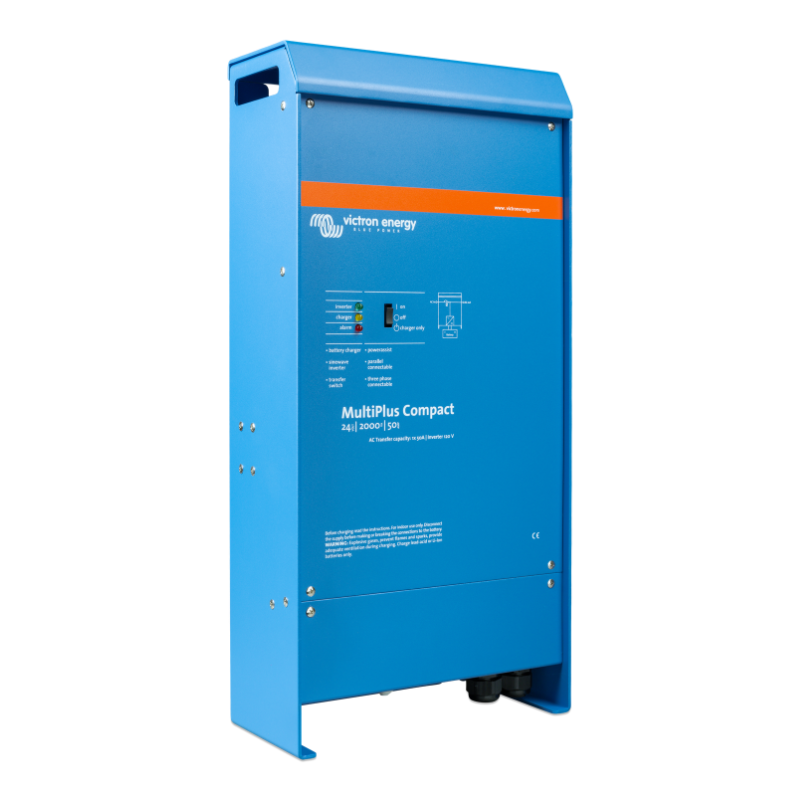 Victron Energy 2000 Watt 24 VDC - 120 VAC (Multi-Plus Compact) VE. Bus, Pure Sine Wave Inverter/Charger