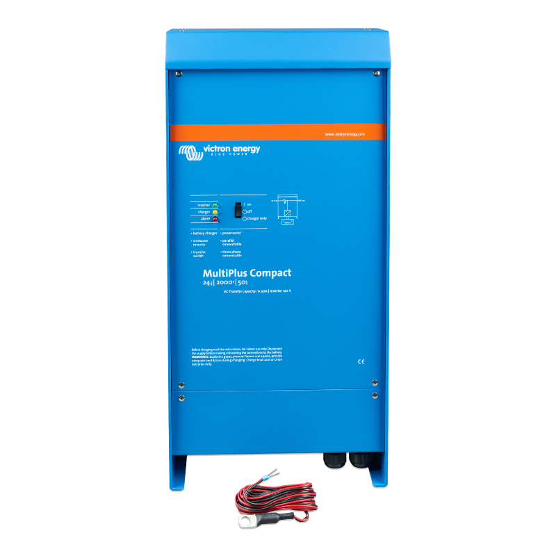 Victron Energy 2000 Watt 24 VDC - 120 VAC (Multi-Plus Compact) VE. Bus, Pure Sine Wave Inverter/Charger
