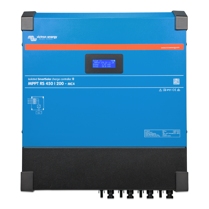 Victron Energy SmartSolar MPPT RS 450/200-MC4, Solar Charge Controller