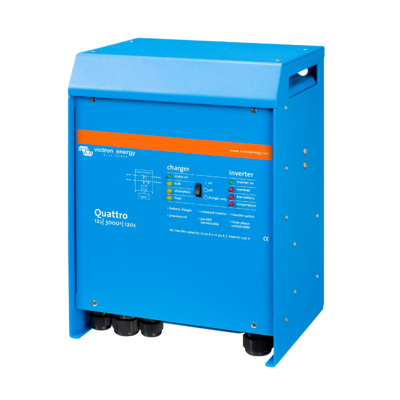 Victron Energy Quattro 12/3000/120-50/50 230V Inverter/Charger