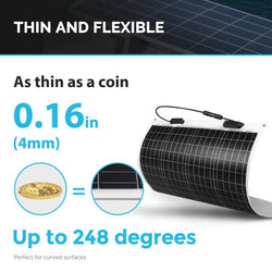 Renogy 50 Watt 12 Volt Flexible Monocrystalline Solar Panel Solar Panels Renogy