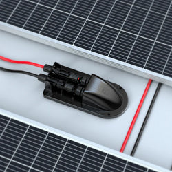 Rich Solar Cable Entry Plate | IP68 Waterproof Polypropylene Housing with UL 10AWG Wires and Solar Connectors | Easy to Install