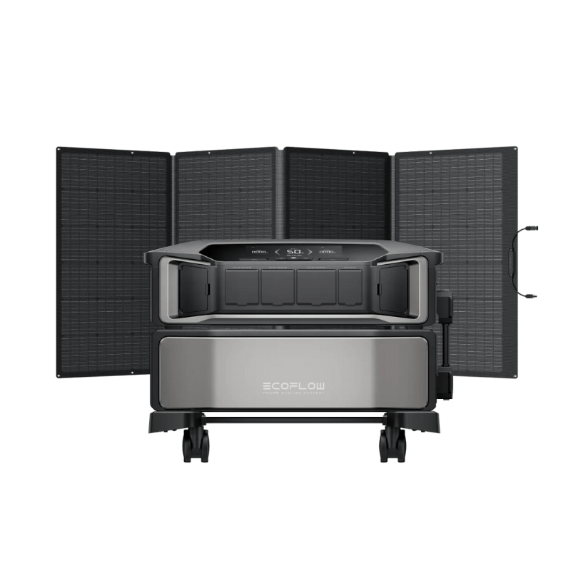 EcoFlow DELTA Pro Ultra Inverter + 1* Battery + 1* 400W Solar Panel Solar Generator Kits EcoFlow