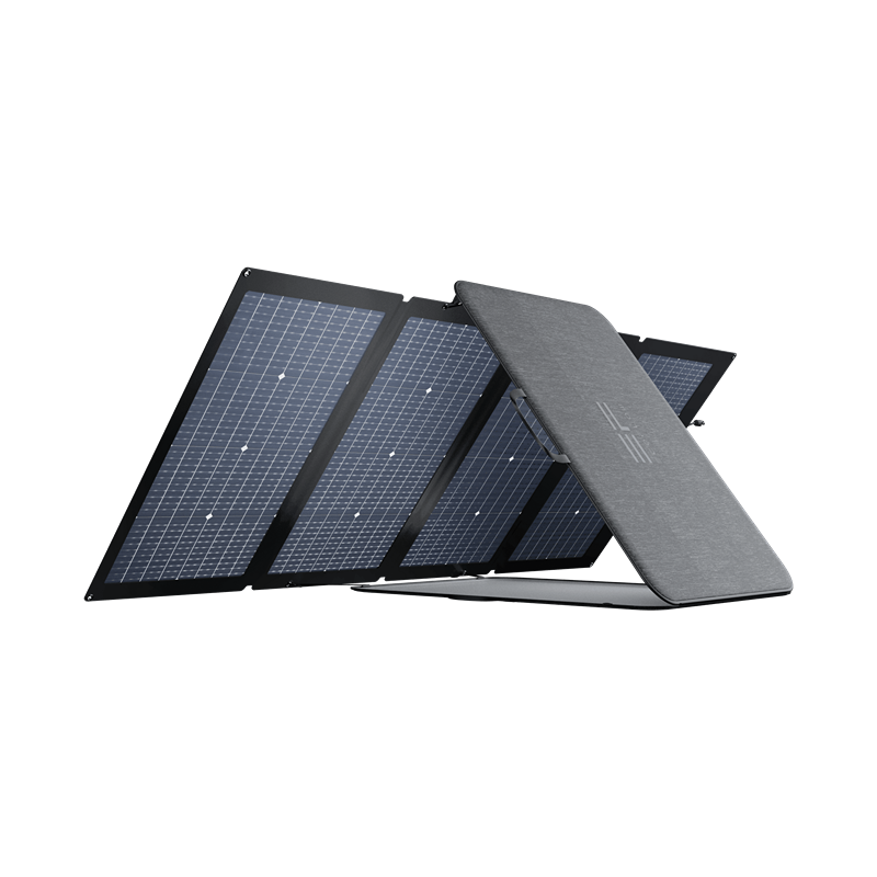 EcoFlow 220W Bifacial Portable Solar Panel Back