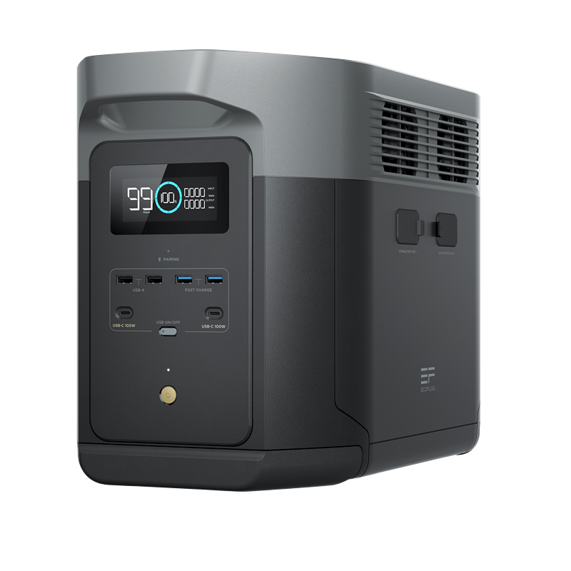 EcoFlow DELTA 2 Max Portable Power Station & Kits Solar Generator Kits EcoFlow