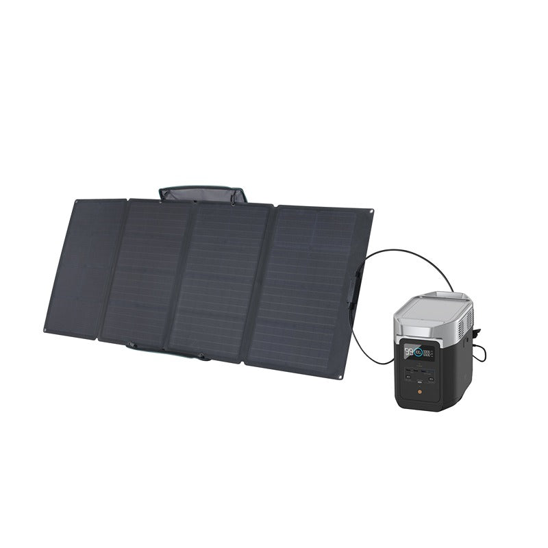 EcoFlow DELTA 2 Portable Power Station Solar Generator + 1x 160W Solar Panel