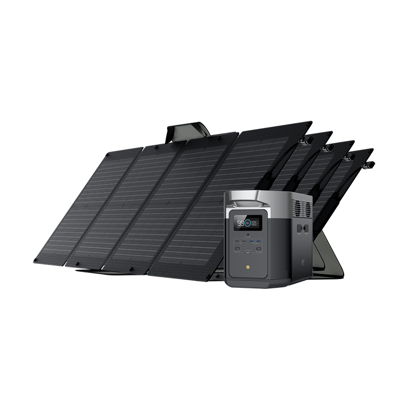 EcoFlow DELTA Max 1600 Power Station Solar Generator + 4x 110W Solar Panel