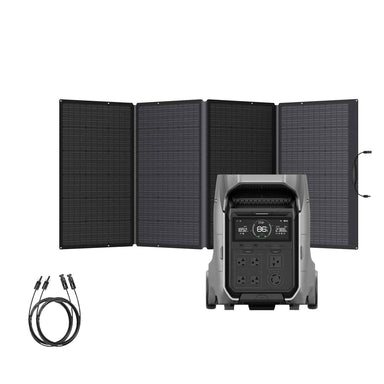 EcoFlow DELTA Pro 3 Portable Solar Kit (Free River 3 Portable Power Station) Solar Generator Kits EcoFlow