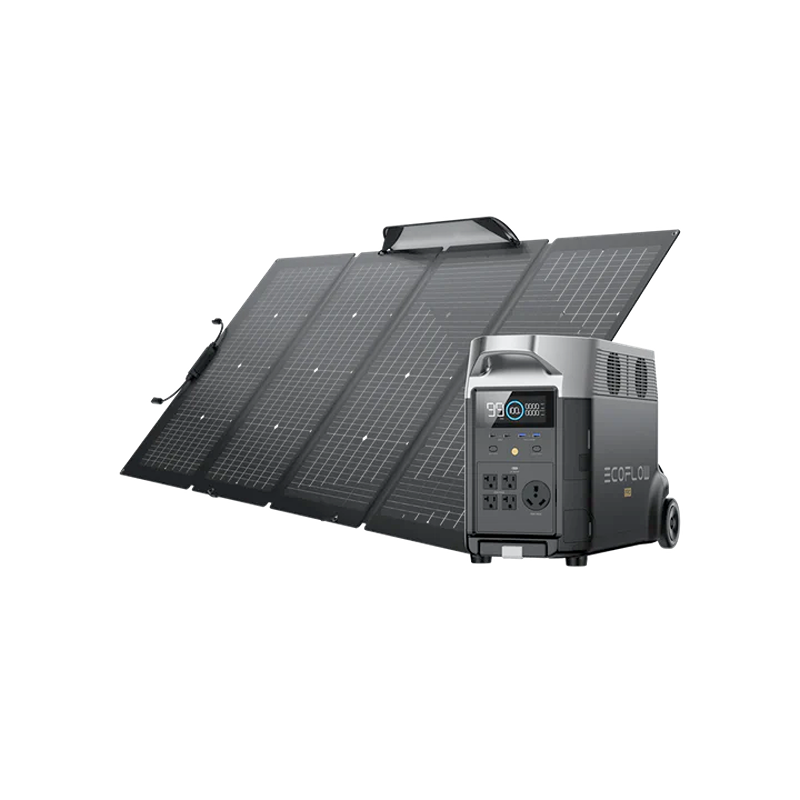 EcoFlow DELTA Pro Portable Power Station Solar Generator + 220W Solar Panel