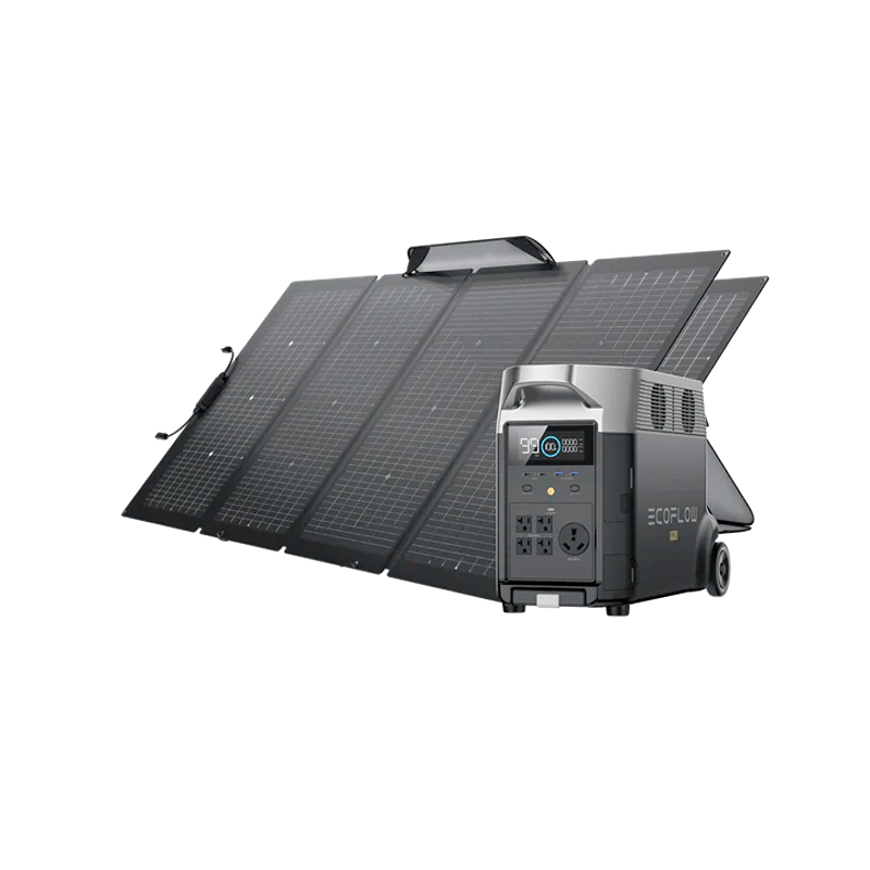 EcoFlow DELTA Pro Portable Power Station Solar Generator + 2x 220W Solar Panel