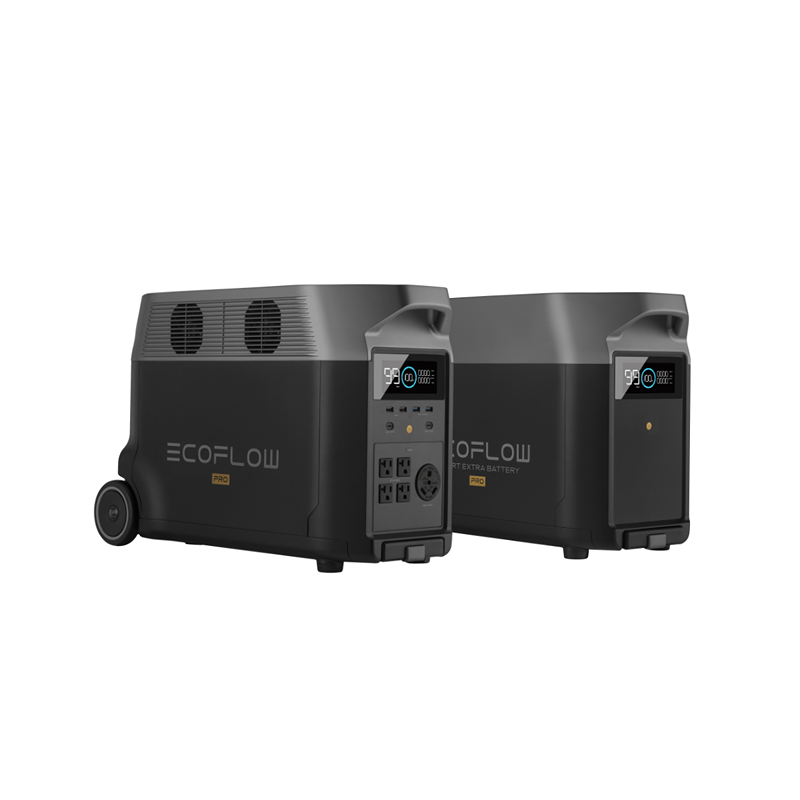 EcoFlow DELTA Pro Portable Power Station Solar Generator + Extra Battery