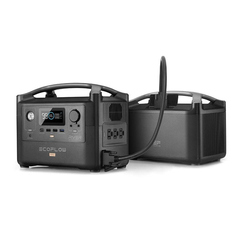 EcoFlow RIVER Pro Power Station Solar Generator Attached With Battery - 2