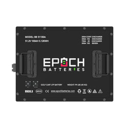 Epoch 48V 105Ah LiFePO4 Golf Cart Battery Set | 3500 Cycle | IP67 Rating | BMS Battery Epoch Batteries