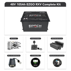 Epoch 48V 105Ah LiFePO4 Golf Cart Battery Set | 3500 Cycle | IP67 Rating | BMS Battery Epoch Batteries